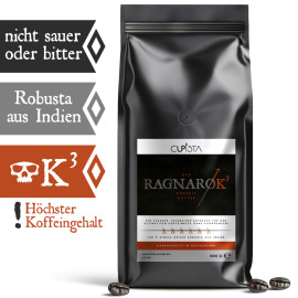 Cupista´s Ragnarök Espresso 1000g mit höchsten Koffeingehalt